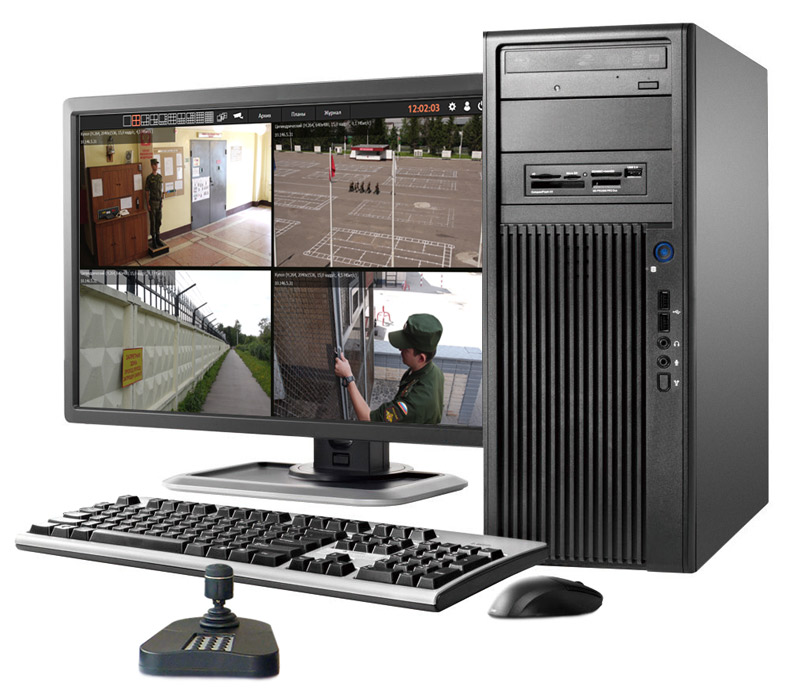 Установка видеонаблюдения под ключ в складских, производственных помещениях, монтаж систем и камер