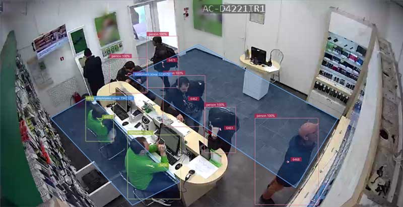 ИИ для видеонаблюдения — это программное обеспечение, которое может анализировать шумы и картинки с видеокамер для распознавания разных объектов: люди, транспорт, случаи. Оно применяет технологию машинного зрения, которая сравнивает наблюдаемый объект с другими изображениями в различных ситуациях (из своей базы данных)