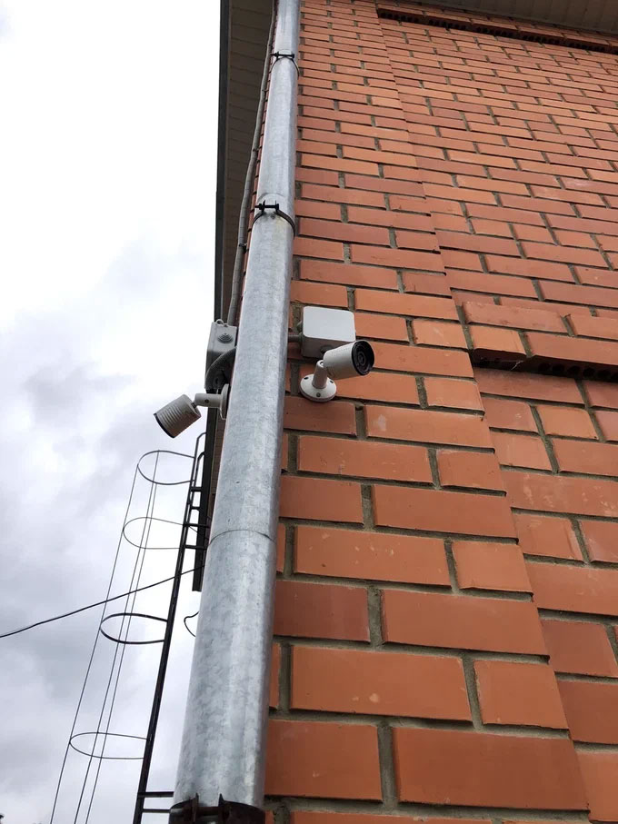 Обновление системы видеонаблюдения и установка домофона на частный дом