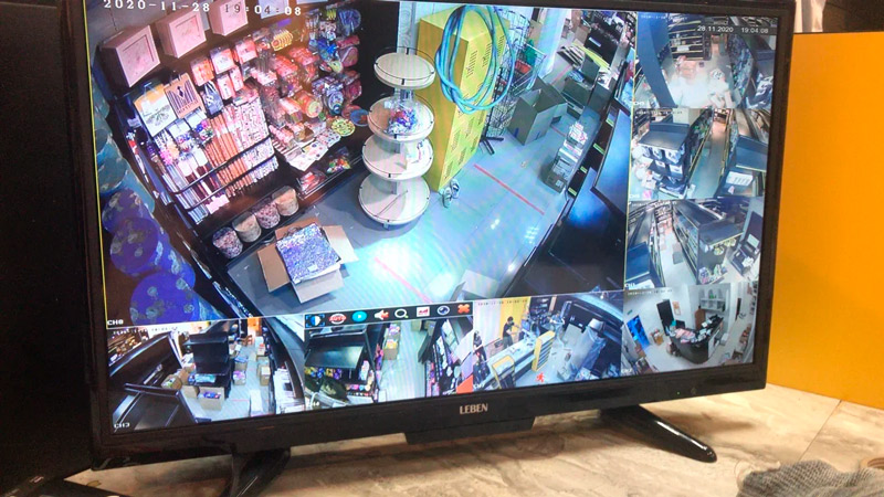 Размещение системы видеонаблюдения в магазине