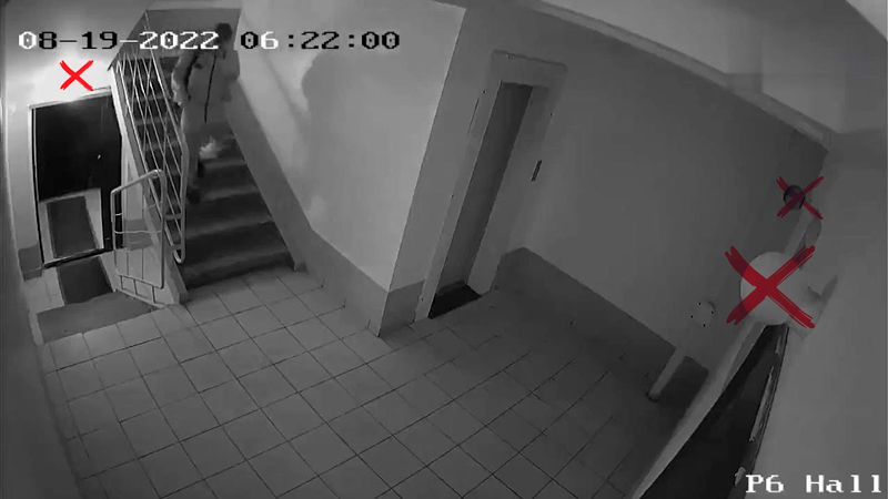 Работа камер видеонаблюдения в темном помещении