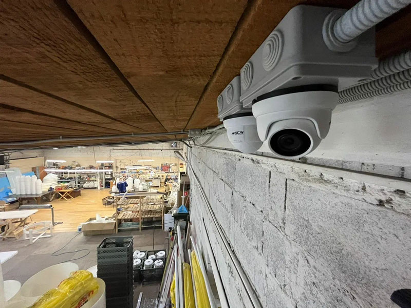 Обеспечение безопасности на складе предприятия с помощью видеонаблюдения